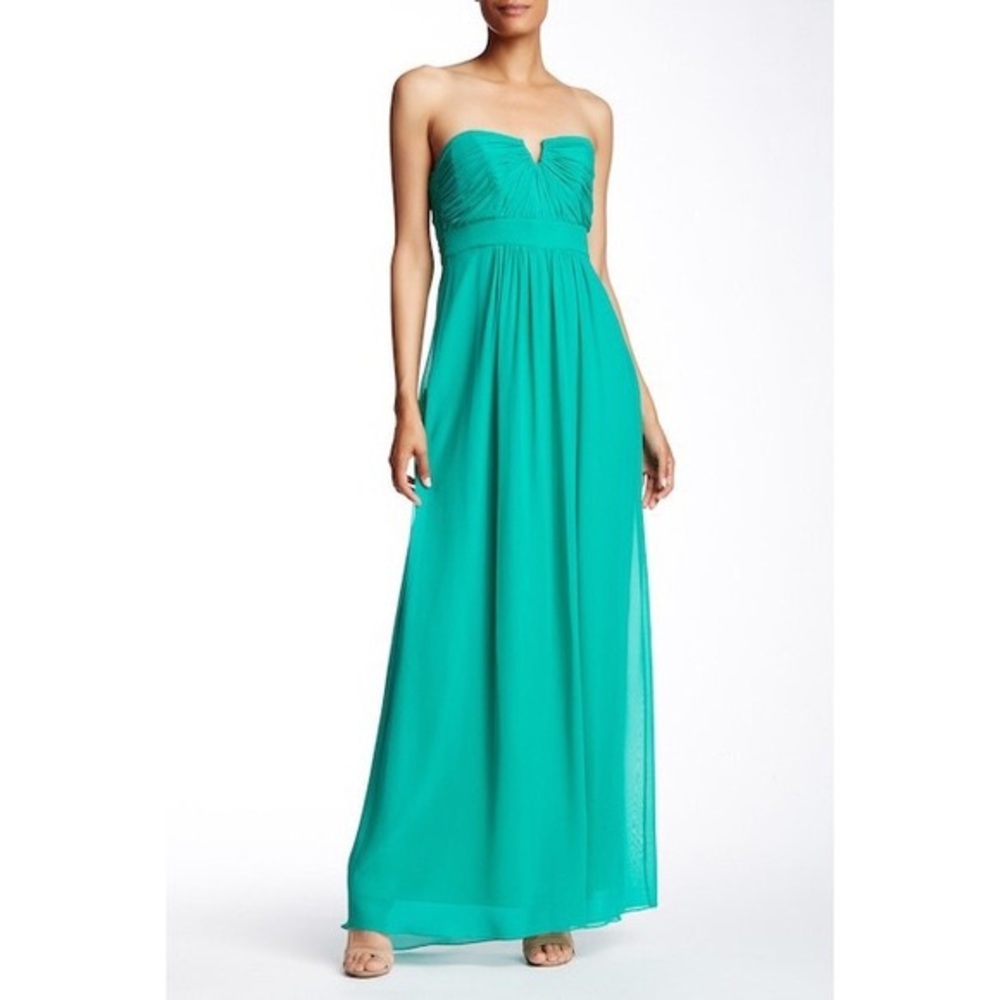 Ted Baker Alessa Silk Strapless Maxi Dress